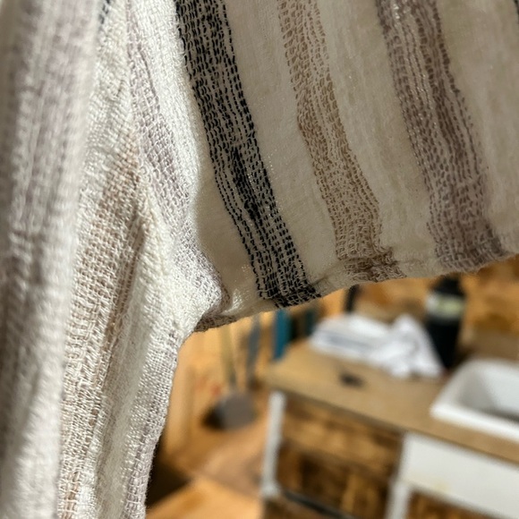 Heroes dreamer plus size Striped V-Neck Top - Picture 4 of 5